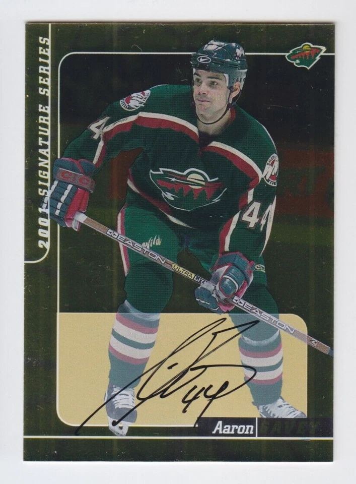 2000-01 BAP SIGNATURE AARON GAVEY GOLD AUTO #185 Autograph Be Player Wild - Image 1 of 1