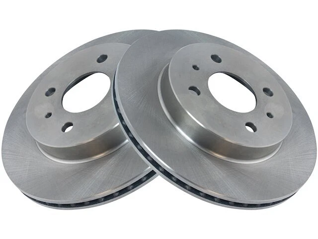 Front TRQ Brake Rotor Set fits Saturn SC1 1993-2002 68KMRD Foto 1 de 1