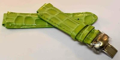 TISSOT - ORIGINAL VERDE LIMA 20/18MM CON HEBILLA DE ACERO INOXIDABLE Foto 1 de 2