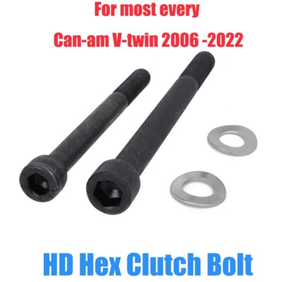 HD Hex Clutch Bolt For Can-am Outlander 650 Commander 800 1000 V-twin 2006 -2022 - Image 1 of 4