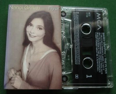Nanci Griffith Flyer inc Southbound Train / This Heart + Cassette Tape - TESTED - Image 1 of 3