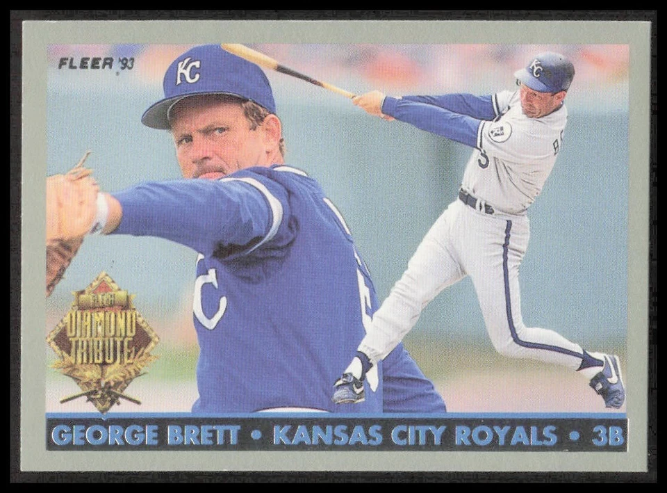 MLB 1993 Fleer Diamond Tribute Kansas City Royals George Brett 2 CB-1-1-A-28 — 第 1/4 张图片