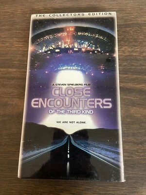 Close Encounters Of The Third Kind VHS Spielberg Dreyfuss Sci Fi Movie Tested - Image 1 of 4