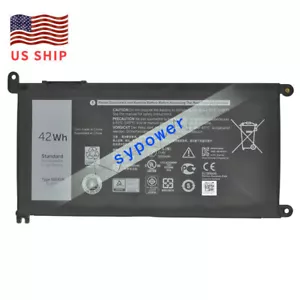 WDX0R 42WH Battery for Inspiron 5368 5378 5379 7368 7378 14 5468 7472 3585 5565 - Picture 1 of 2