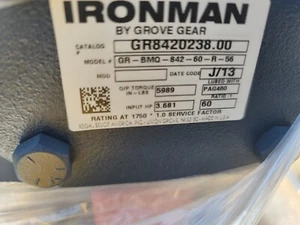 GR8420238.00 IRONMAN BY GROVE GEAR - Picture 1 of 1