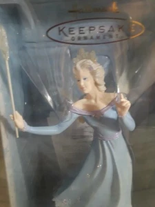Hallmark's Frostlight Faeries Queen Aurora w/Fiber-Optic Glow Tree Topper NIB - Picture 1 of 6