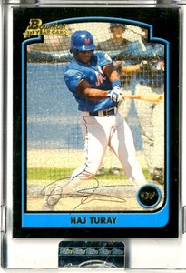 2003 (METS) Bowman Uncirculated Metallic Gold #306 Haj Turay/230