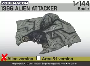 1/144 Alien attacker, ID4 1996 model kit (Alien version) - Picture 1 of 7