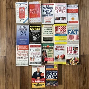 Lot 17 Books - Health & Fitness, Diet & Nutrition, Healthy Living, Self-help - Picture 1 of 5