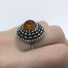 Vintage Ussr Ring Silver 875 With Stone Early Natural Amber Riga Womens Jewelry