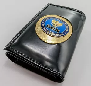Indonesia BNN Badan Narkotika Nasional National Narcotics Agency Badge Wallet ID - Picture 1 of 7