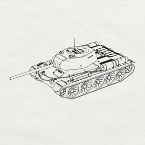 SSMODEL SS72377 1/72 Military Model Kit T-34-1 Medium Tank - Picture 1 of 3