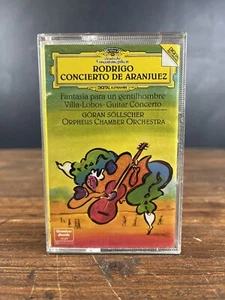 Rodrigo Concierto De AranJues - DGG Classical Cassette Tape Goran Sollscher - Picture 1 of 10