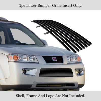 Parachoques inferior Saturn Vue 2006-2007 acero inoxidable negro rejilla inserto Foto 1 de 4