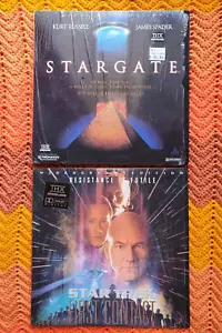Lot Of 2 Laserdiscs Star Trek First Contact & Stargate Kurt Russell VG+ - Picture 1 of 23