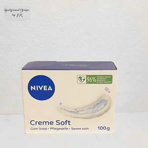 100g Nivea Creme Soft Pflegeseife Seifenstück feuchtigkeitsspendend Handseife - Bild 1 von 1