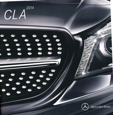 2014 Mercedes Benz CLA250 CLA45 AMG 42-page Original Car Sales Brochure Catalog - Image 1 of 4