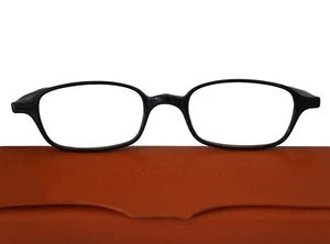 OLIVER PEOPLES OP-603 Black Oval Eyeglass Frames New - Picture 1 of 6