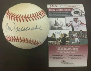 Don Newcombe Single Signed Baseball CM 32 - Freshly Authenticated by JSA - Picture 1 of 1