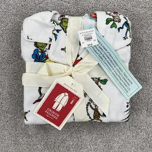 Pottery Barn Grinch Pajamas Set Size 8 Shirt Pants Christmas Top Bottom Dr Seuss - Picture 1 of 5