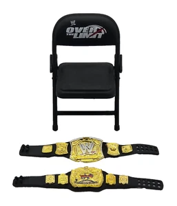 WWE Gold Championship Gürtel Wrestling World & World Tag Team Gürtel Accessoire Set - Bild 1 von 21