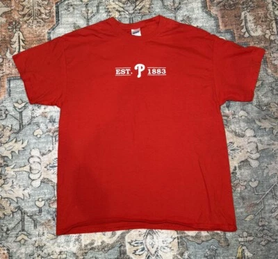 Philadelphia Phillies T Shirt Size XL Opening Night 2015 McDonalds SGA Baseball - Image 1 of 4