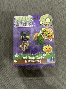 Plants Vs Zombies 3" Figura Paquete de 2: Tomb Raiser Zombie y Bloomerang Sellado Nrfp - Imagen 1 de 2