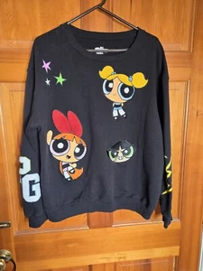 Power Puff Girls Women's Xl Girls 3 Xl Sweatshirt   Embroidered Read Description - Bild 1 von 10