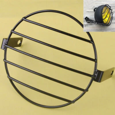 Protector de rejilla de malla para faros de motocicleta de 7"" PARTE de faros retro Foto 1 de 4
