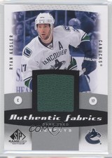 2010-11 SP Game Used Edition Authentic Fabrics Ryan Kesler #AF-RK