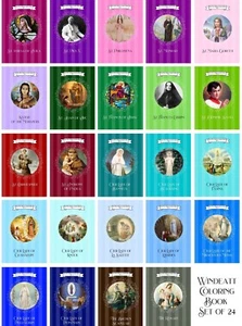 Mary Fabyan Windeatt Coloring Books ~ Catholic Saints ~ Set of 24 Catholic - Picture 1 of 10