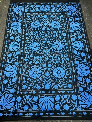 Настенные простыни Suzani, Mommy Love, простыня ручной работы, хлопковые всесезонные покрывала - Изображение 1 из 4