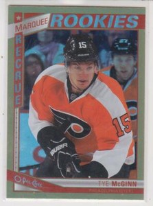 2013-14 O-Pee-Chee #552 Tye McGinn Philadelphia Flyers Rookie RC Rainbow