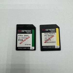 Tony Hawk's Pro Skater Ver 2.9 & FIFA 2005 Not For Sale Nokia N-Gage Lot - Picture 1 of 2