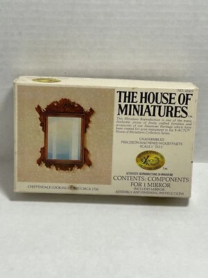The House of Miniatures Xacto Dollhouse Kit 42403 Chippendale Looking Glass - Image 1 of 4