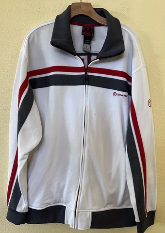 VINTAGE CONVERSE Dwayne WADE MIAMI HEAT Warm Up Full Zip Training Jacket Size L Cover