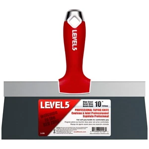 Level5 Trockenbau Klebebandmesser blau Stahl 10 Zoll | weicher Griff | 5-126 - Bild 1 von 5