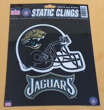 Jacksonville Jaguars Static Clings Window Sticker 6 1/4" X 6"