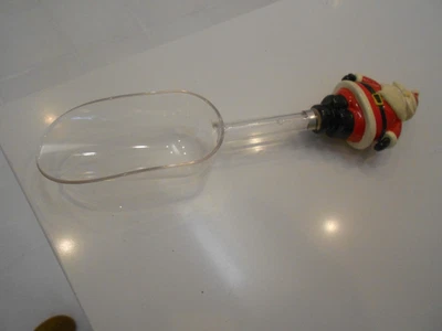 CUCHARA DE PLÁSTICO CON MANGO SANTA (CERÁMICA) - CUCHARA-MUY BUENA 12" DE LARGO Foto 1 de 4