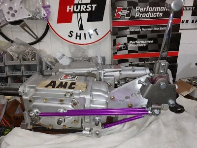   AMC HURST-SUPER.PALANCA DE CAMBIOS todo T-10 con varillas ligeras y juntas domésticas. Foto 1 de 4