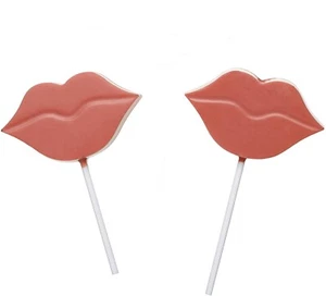 Lips Lollipop Mould Pouting Chocolates Fondant Lips Lolly Kisses Wedding Favours - Picture 1 of 11