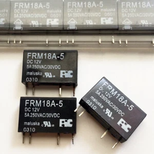 2Pcs FORWARD FRM18A-5 DC12V Signal Relay 4Pins - Picture 1 of 1