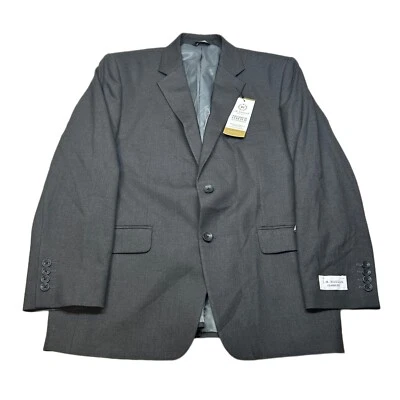 J.M. Traje Chaqueta Haggar Para Hombre 42S 42 Gris Calce Clásico Elastizado NUEVO Foto 1 de 4