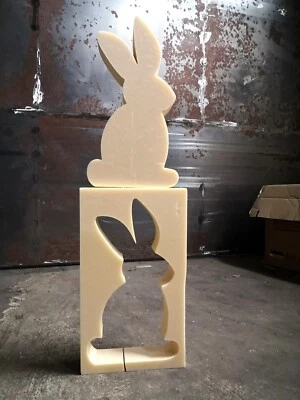 STYROART Stampo in cemento coniglio lato decorazione pasquale Pasqua aiuola coniglietto pasquale colata fai da te