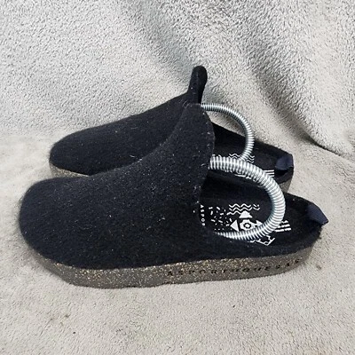 Zapatos Asportuguesas Mujer Talla 6 Vienen Negro Lana Anatómica Sin Cordones Zapatillas Foto 1 de 4