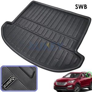 For Hyundai Santa Fe 7 seater 2013-2018 14 Floor Tray Boot Liner Trunk Cargo Mat - Picture 1 of 9