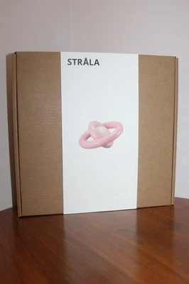 IKEA GUSTAF WESTMAN STRALA TABLE LAMP DECORATIVE BATTERY-POWERED ROUND PINK 9" - Image 1 of 3