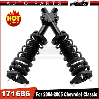 For Pontiac Grand Am Chevy Malibu 1998-05 Rear Complete Strut Shocks with Spring - Image 1 of 4