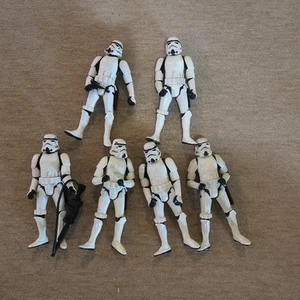 Star Wars Saga Lot X6 Stormtrooper Action Figures 2002 3.75 - Bild 1 von 2