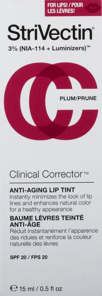 Strivectin Clinical Corrector Anti-aging Lip Tint Plum Prune SPF 20 full size